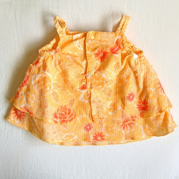 miniwear double layer floral summer dress with pockets 3 months - Picture 5 of 5